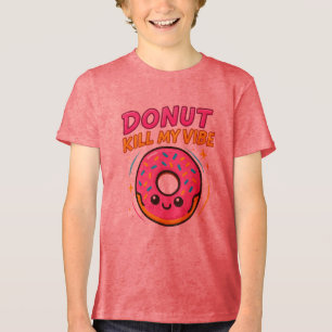 Sweet & Stylish – Cute Doughnut Graphic T-Shirt Tri-Blend Shirt