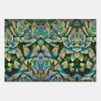 Sweet Succulent Wrapping Paper Sheets