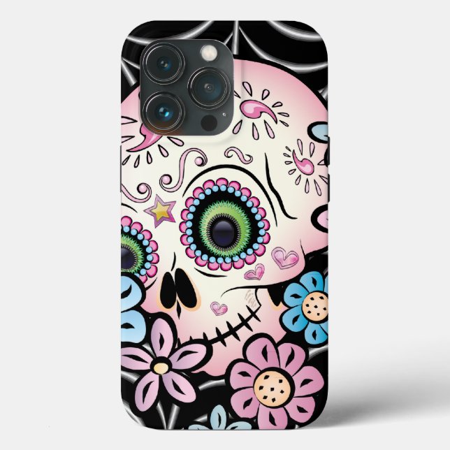 Sweet Sugar Skull Case-Mate iPhone Case (Back)