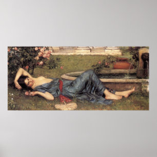 Sweet summer by John William Waterhouse - 1912 Poster