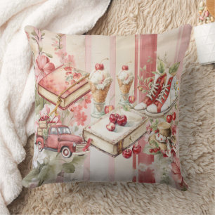 Sweet Summer Cherries Cushion