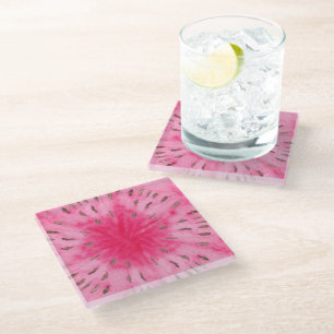 Sweet Summer Fun Melon Fruit Party Glass Coaster