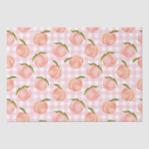 Sweet Summer Peach Pattern Tissue Paper