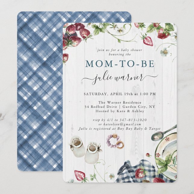 Sweet Summer Picnic | Baby Shower (Front/Back)