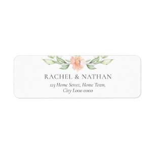 Sweet Summer Roses Address Label