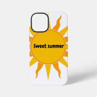  Sweet Summer Sun Graphic White Phone Case 