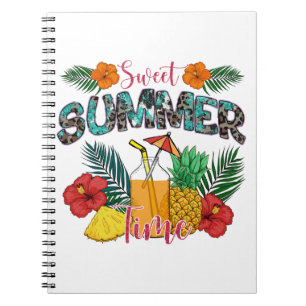 Sweet Summer Time Beach   Tropical Island Notebook