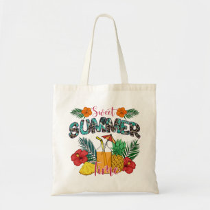 Sweet Summer Time Beach   Tropical Island Tote Bag