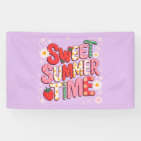Sweet Summer Time Coquette Strawberry Retro Beach 