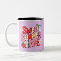 Sweet Summer Time Coquette Strawberry Retro Beach 