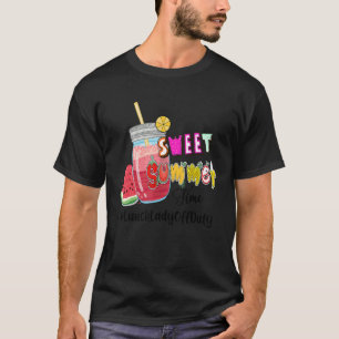 Sweet Summer Time  Lunchlady Off Duty T-Shirt