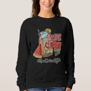 Sweet Summer Time School Bus Driver Happy Last Day Sweatshirt