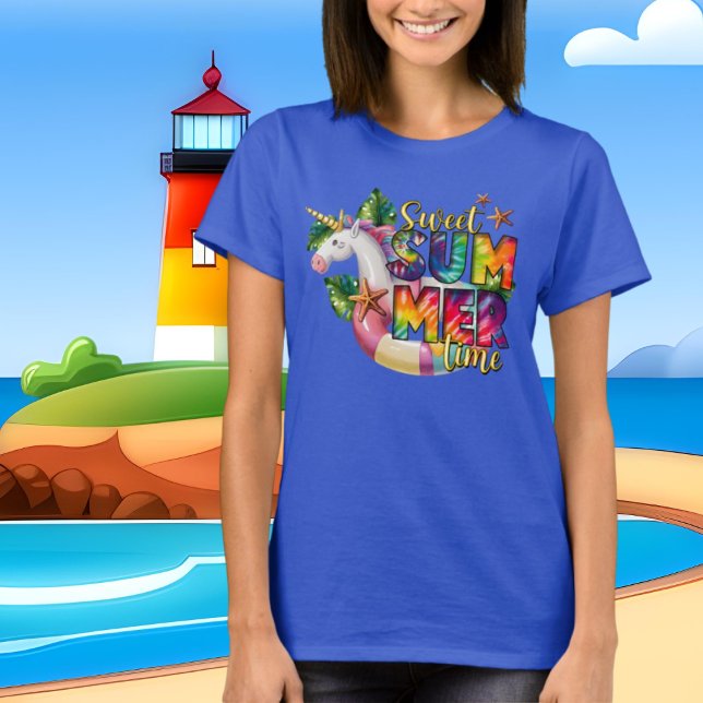 sweet Summer time unicorn float  T-Shirt (Creator Uploaded)