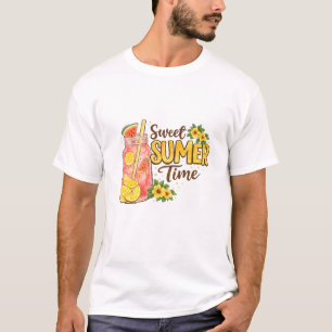 Sweet Summer Time Watercolor Drink T-Shirt