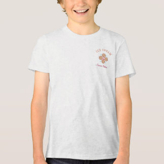 Sweet Summer Vibes – Cute Ice Cream Logo T-Shirt  Tri-Blend Shirt