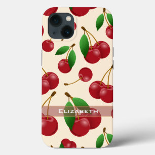 sweet summertime cherries iPhone 13 case