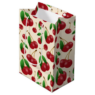 sweet summertime cherries medium gift bag