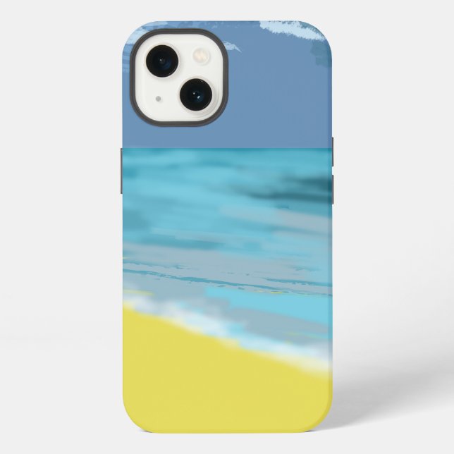 Sweet Summertime Digital drawing iPhone Case (Back)