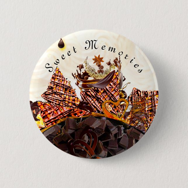 SWEET SUN DAY! :) 6 CM ROUND BADGE (Front)
