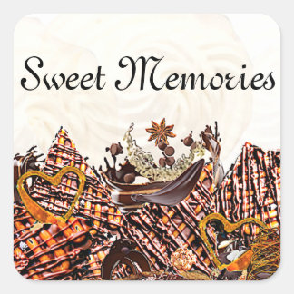 SWEET SUN DAY! :) SQUARE STICKER