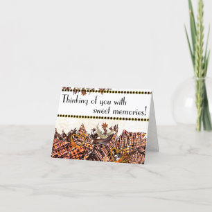 SWEET SUN DAY! :)  "THINKING OF YOU"  4 x5.6  CARD