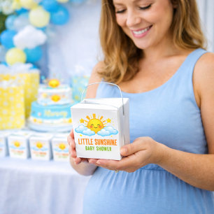 Sweet Sunshine Baby Celebration Theme Favour Box