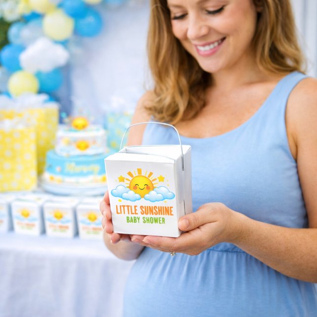 Sweet Sunshine Baby Celebration Theme Favour Box (Creator Uploaded)