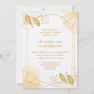 Sweet Surrender  Wedding Invitation
