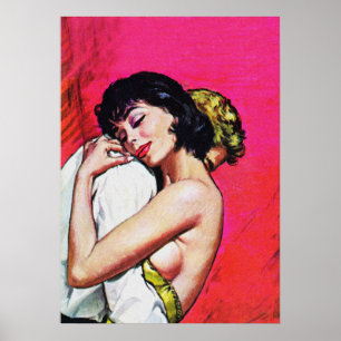 Sweet Sweet Love Vintage Pulp Cover Art Poster