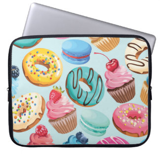 Sweet Sweets: Pattern of Delight. Laptop Sleeve