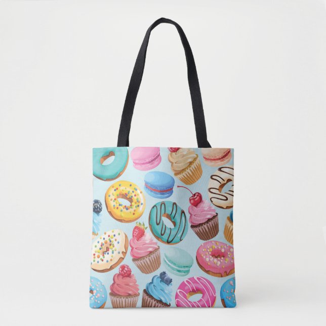 Sweet Sweets: Pattern of Delight. Tote Bag (Front)