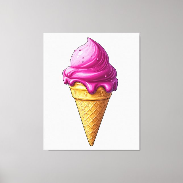 Sweet Swirl - Ice Cream Art Print (Front)