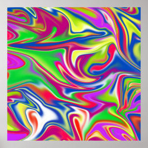 Sweet Swirls: The Bubblegum Marble Delight, Poster