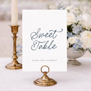 Sweet Table Wedding Sign Invitation