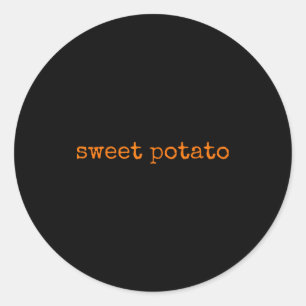 Sweet Tato And Kind Of Rude Tato Cute Couples - Pa Classic Round Sticker