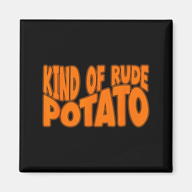 Sweet Tato And Kind Of Rude Tato, Thanksgiving Cou Magnet (Front)