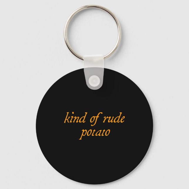 Sweet Tato, Kind Of Rude Tato, Matching Thanksgivi Key Ring (Front)