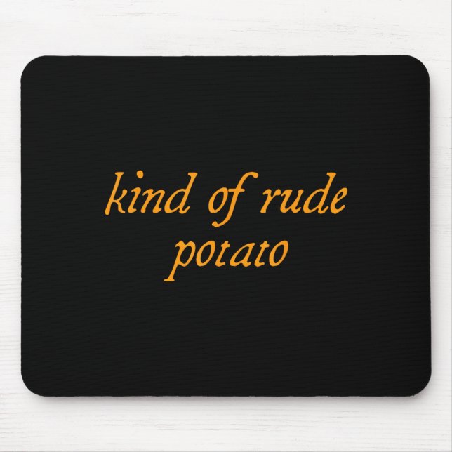 Sweet Tato, Kind Of Rude Tato, Matching Thanksgivi Mouse Mat (Front)