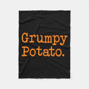 Sweet Tato Mpy Tato Funny Thanksgiving Couples Fleece Blanket
