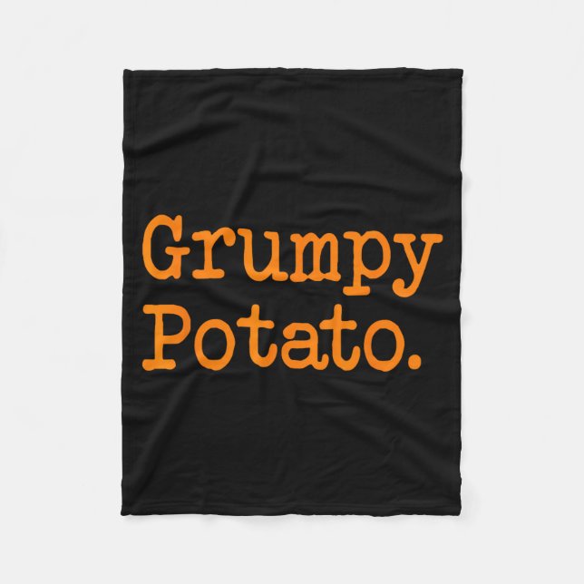 Sweet Tato Mpy Tato Funny Thanksgiving Couples  Fleece Blanket (Front)