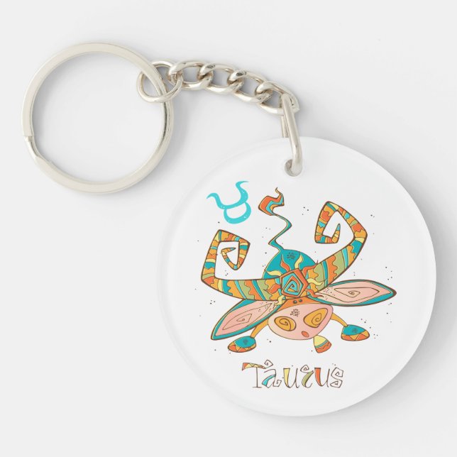 Sweet Taurus Bull Key Ring (Front)