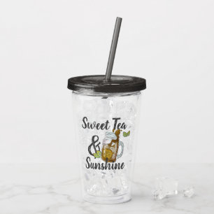 Sweet Tea and Sunshine Acrylic Tumbler