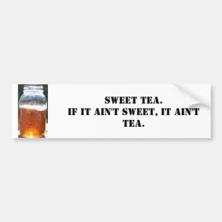 Sweet Tea Bumper Sticker