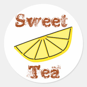 Sweet Tea Classic Round Sticker