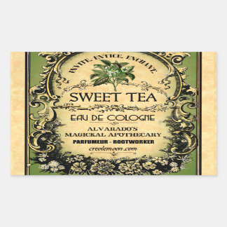 Sweet Tea Eau de Cologne Vintage Label