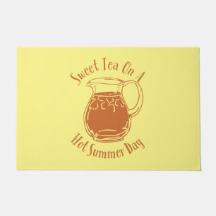 Sweet Tea On A Hot Summer Day Doormat