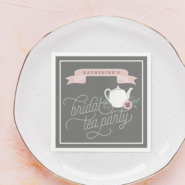 Sweet Tea | Personalised Bridal Tea Party Napkin (Creator Uploaded)