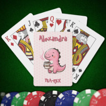 Sweet Tea-Rex Personalised Dinosaur Animal Pun