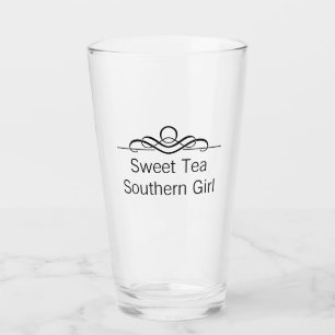 Sweet Tea Southern Girl Glass Tumbler