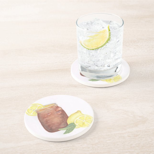 Sweet Tea with Lemons Coaster (Side)